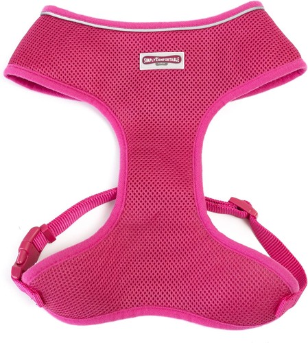 Ancol mesh dog harness - mesh, pink